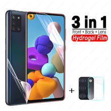 Película de hidrogel curvada 3D 3 en 1 para samsung galaxy, Protector de pantalla para Samsung galaxy a21s a21 s a51 a71, A 51 71 21, película suave, no vidrio 2024 - compra barato