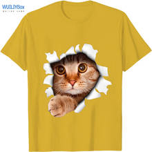 Unisex Cute Cat Printing T-Shirt Cotton T Shirt Summer Animal Graphic Tops Lovely Pet Pattern Tees 2021 New Men/Women Cats Tee 2024 - buy cheap