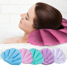 Предел 100 подушка для ванны, мягкие домашние спа-ванна надувная подушка чашки в форме ракушек Шея подушка для ванны 2024 - купить недорого