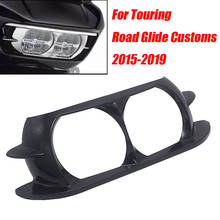 Dual Headlamp Headlight Trim Cover Bezel Fairing For Harley Road Glide 2015 2016 2017 2018 2019 Motorcycle Accessories 2024 - buy cheap