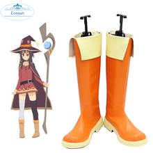 New Kono Subarashii Sekai ni Shukufuku wo Megumin Cosplay Boots Anime Shoes Custom Made 2024 - buy cheap
