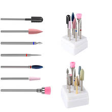 7Pcs Milling Cutter For Manicure Ceramic Mill Manicure Machine Set Cutter For Pedicure Electric Nail Files Nail Drill Bit 2024 - buy cheap