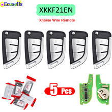 5PCS/LOT Original XHORSE Wire Remote Key Knife Style XKKF21EN Work With VVDI Tools 2024 - buy cheap