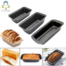 1pc Loaf Pan Rectangle Toast Bread Mold Cake Mold Carbon Steel Loaf Pastry Baking Bakeware DIY Non Stick Pan Baking Supplies ZXH 2024 - buy cheap