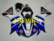 Injection Mold Fairing Kit for YZFR1 09 10 11 12 YZF R1 2009 2010 2011 2012 YZF1000 ABS White Blue Bodywork+Gifts YT15 2024 - buy cheap