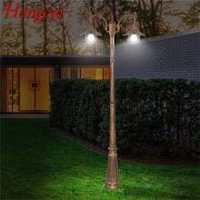 Hongcui Landscape Lighting Outdoor LED Pillar Double Head Waterproof Modern Patio Garden Street Lights For Porch Garden Villa 2024 - buy cheap