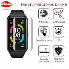2 шт. Unthin мягкий TPU HD прозрачная защитная пленка для экрана для Huawei Honor Band 6 Смарт-часы Полный экран протектор чехол для Honor Band 6 2024 - купить недорого