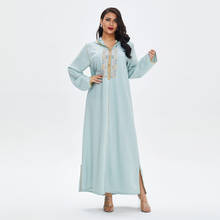 New Ramadan Eid Abaya Dubai Muslim Arabic Dress Turkey Dresses For Women Islam Clothing Robe Longue Jelaba Femme Musulman Kaftan 2024 - buy cheap