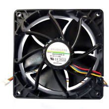 Ventilador de refrigeración de 6500RPM para ordenador, 4 pines, para Antminer Bitmain S7 S9, 120x120x37mm, 12V, 1 unidad 2024 - compra barato