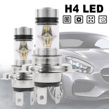 Lámpara LED antiniebla para coche, lámpara de señal de alta potencia H4 100W 20SMD, accesorios profesionales para coche, luz Led antiniebla 2024 - compra barato