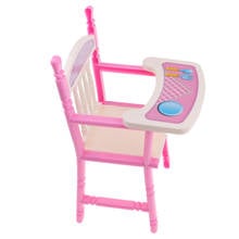 Childrens 2 in 1 Baby Doll Pretend Role Play Set with Folding Cot Bed, High Chair Accessories,Kids Pretend Play Toys 2024 - buy cheap