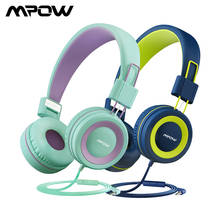 Mpow CH8 Kids Headphones Wired Headset Foldable 91dB Volume Limited Hearing Protection Children Headphone For Teens Girls Boys 2024 - buy cheap