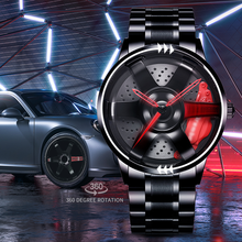 NEKTOM-Reloj de llanta de coche, Hub de diseño personalizado, reloj de llanta de Super coche, resistente al agua, reloj de rueda de TE-37, modelo 3D Real, reloj giratorio 2024 - compra barato