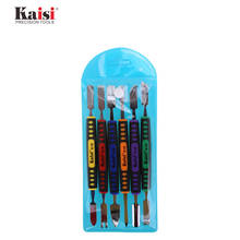 Kaisi 6Pcs Dual Ends Metal Spudger Set for iPhone iPad Tablet Mobile Phone Prying Opening Repair Tool Kit Hand Tool Sets 2024 - buy cheap