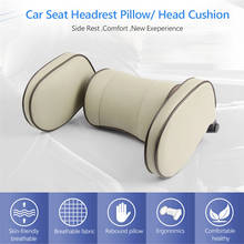 Car Seat Headrest Neck Pillow Memory Foam Support Travel Auto Seat Head Cushion Outdoor Personal Car Parts Decoration 2024 - buy cheap