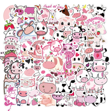 50PCS Cartoon Strawberry Cow Stickers Kawaii VSCO Cattle Stick for Kids DIY Skateboard Suitcase Laptop Bicycle Helmet Car Decals 2024 - buy cheap