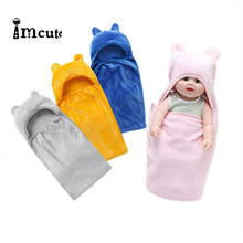 Flannel 72x97cm Newborn Baby Cotton Blanket Swaddle Cute Cartoon Toddler Winter Warm Sleeping Bags Sleep Sack Baby Stroller Wrap 2024 - buy cheap