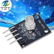 Tzt eletrônicos inteligentes fz0455 4pin keyes com 3 cores rgb led módulo de sensor para arduino kit de iniciante diy ky016 2024 - compre barato