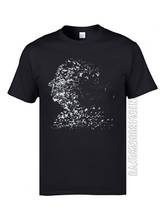 Alfred hitchcock os pássaros impresso topo t-shirts casual verão outono arte topos t camisa de grandes dimensões crewneck 100% algodão roupas 2024 - compre barato