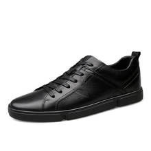 Luxury Genuine Leather Casual Shoes High Quality Flat Designer Shoes Comfort Non-slip Street Minimalist Trendy Board Sneakers 2024 - buy cheap