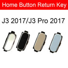 Casa botão cabo flexível para samsung galaxy j3 pro 2017 menu chave reconhecimento de impressão digital sensor cabo flexível repalcement reparação 2024 - compre barato