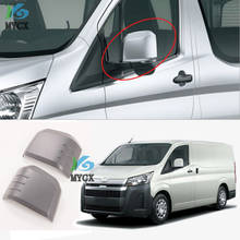 Cubierta protectora para espejo retrovisor de coche, accesorios de estilo para TOYOTA Hiace 2019, ABS, fibra de carbono, 2 unidades 2024 - compra barato