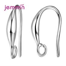 Hot Sale 10pcs/lot 925 Sterling Silver Earrings Findings Ear Hooks Wire Settings For DIY Jewelry Drop Earing Making Wholesale 2024 - buy cheap