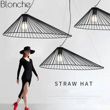 Nordic Led Straw Hat Chandelier Bedroom Living Room Loft Industrial Chandelier Lighting Lamps Kitchen Home Decoration Lamps E27 2024 - buy cheap