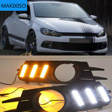 For VW Scirocco LED DRL 2009-2014 Scirocco  DRL Racing Daytime Running Light Fog Lamp Automotive Accessories 2024 - buy cheap
