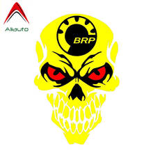 Aliauto Individual BRP Skull Decal Reflective Sunscreen Waterproof Body Car Sticker Decoration Accessories PVC,15cm*9cm 2024 - buy cheap