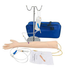 Flebotomy anatómico venipuntura de tamaño real, simulación de práctica de inyección de anatomía del brazo, kit de entrenamiento de enfermera 2024 - compra barato