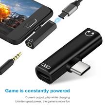 Mini Dual Type-C USB to 3.5mm AUX Jack Headphone Adapter Converter for Huawei Dual Headphone 3.5mm Jack and Type c 2 In 1 Audio 2024 - buy cheap