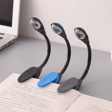 Mini Flexible Clip-On Bright Laptop Book Light White LED Book Reading Light Lamp For Travel Bedroom Book Reader Christmas Gifts 2024 - buy cheap