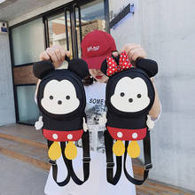 Disney children's cartoon children's schoolbag Minnie Mickey Mouse backpack boys and girls backpack student fashion bag 2024 - buy cheap