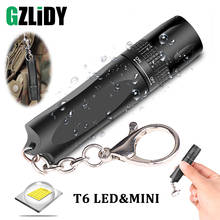 MINI Super bright LED Flashlight Use T6 lamp bead 1000 Lumens LED Torch Powered by AA battery Suitable for outdoor use 2024 - buy cheap