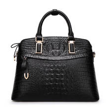 new spring women handbag alligator 100%cow Leather Handbags shell ladies Shoulder bags tote Bag female Messenger Bags WH61 2024 - buy cheap