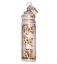 Медь статуя тибетское серебро Тибета буддийские Медь OM коробка Ghau молитва амулет кулон божественный фокус 2024 - купить недорого