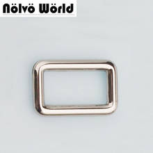 50pcs 5 colors 25*15mm 1 inch metal fitting hardware accessories welded high quality closed square buckles 2024 - buy cheap