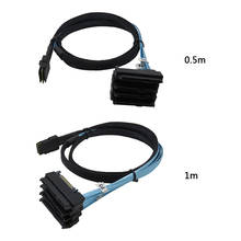 Internal Mini SAS 36P SFF 8087 to 4 SAS 29P SFF-8482 Cable with 15P SATA Power Splitter Cable Computer Accessories 2024 - buy cheap