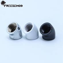 FREEZEMOD double internal G1/4'' thread 45 degree Adapter computer pc water cooler fitting .SNWT-S45 2024 - buy cheap