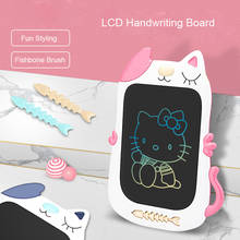Placa de desenho lcd com tela lcd one touch, esboço eletrônico não magnético para pintura, desenho, brinquedo educacional feito à mão para crianças 2024 - compre barato