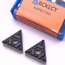 RCKLCY-Herramienta de torneado externo de carburo FT4225, TNMG160408-HQ de alta calidad, herramientas de torno, cortador CNC, mecanizado de acero, 10 Uds. 2024 - compra barato