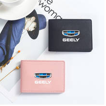 Ultra-thin Driver License Cover Pu Leather Car Driving Documents Credit Card Holder For geely emgrand ec7 ec8 ck atlas ck2 ck3 2024 - buy cheap