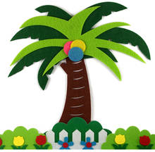 T-N Big Size Coconut Tree Thick Nonwoven Felt DIY Package Handwork Kids Diy Craft Feltro Para Artesanato Kid Kindergarten Decro 2024 - buy cheap