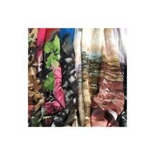 Ширина 59''Chinese Стиль живописи тушью шифоновая ткань с принтом на дворе для Классическая рубашка шарф Материал 2024 - купить недорого
