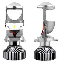 Canbus 12v24v rhd lhd 70 w/par lâmpada h4 led mini lente do projetor kit kit de conversão lâmpada oi/lo feixe farol 2024 - compre barato