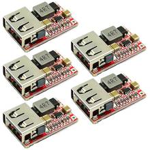 SHGO HOT-5 Pcs DC-DC Buck Converter Car USB Charger Module 6-24V 12V 24V to 5V 3A Step Down Voltage Regulator Power Supply Modul 2024 - buy cheap