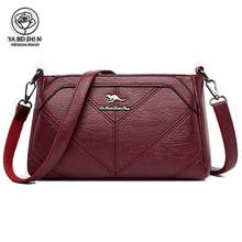 Women Leather Shoulder Bag Kangaroo Crossbody Bags For Women High Quality Handbags Sac a Main Light Luxury Messenger Bags 2024 - buy cheap