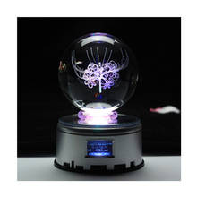 3D Bluetooth music LED lamp light Crystal Flower Christmas Children's night light lampara Multicolor Lighting For Kid Gift Decor 2024 - buy cheap