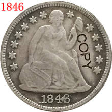 USA 1846  Seated Liberty Dime COPY COINS 2024 - buy cheap